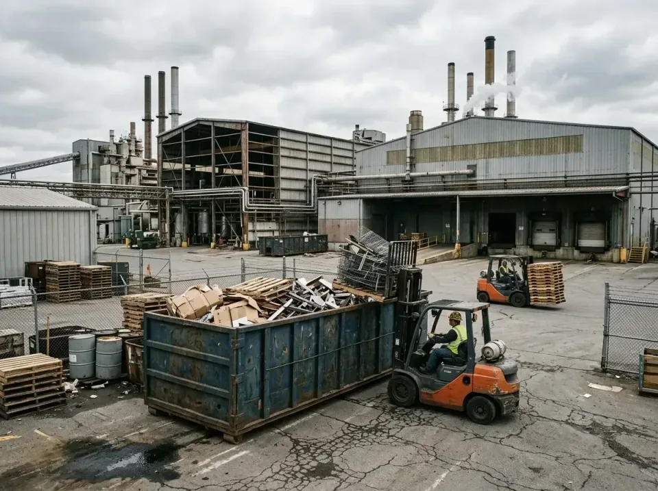 industrial-factory-scrap-conta-003 — frequently asked questions, Cheap Roll-off Dumpster Rentals in New Hope, MS